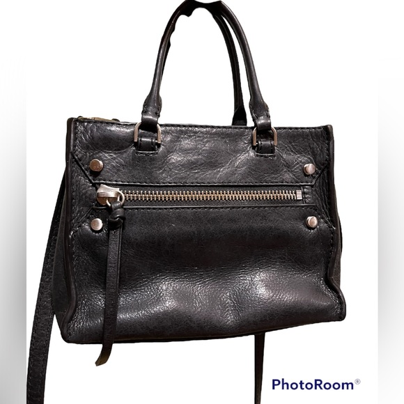 Metallic Black Botkier mini tote and crossbody bag - Picture 3 of 12
